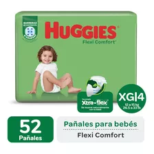 Pañales Huggies Flexi Comfort Ahorrapack Xg Bolson 52 Un