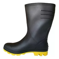 Bota De Pvc Borracha Impermeável Motoboy Chuva Moto