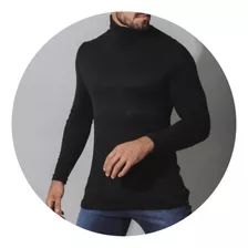 Polera Sweaters Negra Hombre 
