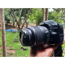 Câmera Nikon D3200 Com Lente 18 55 Menos De 30k