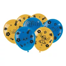 Balão Bexiga Stitch Disney Nº9 25un Decoração Aniversário