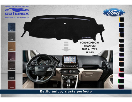 Cubretablero Aut. Ford Ecosport Titanium 2018 A 2021 Foto 2