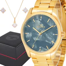 Relógio Feminino Technos Dourado 1 Ano De Garantia Luxo Top