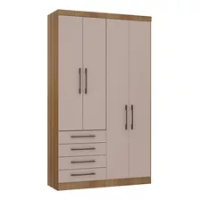 Guarda Roupa Modulado 4 Portas Paris Luciane