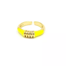 Anillo Frances Esmaltado Ajustable Chapa