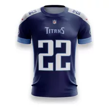 Camiseta Tennessee Titans Nfl Personalizada C/ Nome Número
