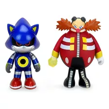 Kidrobot Sonic The Hedgehog Metal Sonic & Dr Eggman Vinyl Mi