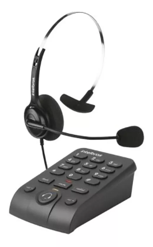 Telefone Com Headset Ajustável Hsb 40 - Intelbrás