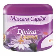 Mascara Capilar Hidratante Henê Divina Dama 01x500g Incolor 