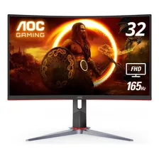 Monitor Para Videojuegos Curvado Sin Marco Fhd 1ms Va Aoc