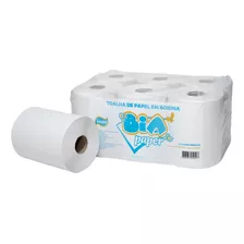 Papel Toalha Em Bobina Celulose Pc C/6 Rolos De 20cm X 200m