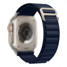 Pulseira De Nylon Pres Para Apple Watch Series 6 5 40mm 44mm