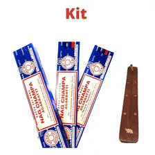 Kit 3 Caixas De Incenso Nag Champa Satya Sai Baba Atacado