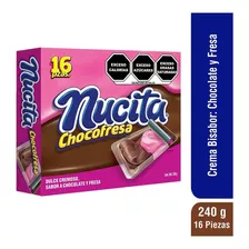 Nucita Chocofresa Cremoso 240g Con 16 Piezas