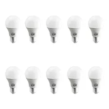 20 Lâmpadas Bulbo Led Branco Frio De 15w - 6500k - E27 Cor Da Luz Branco-frio