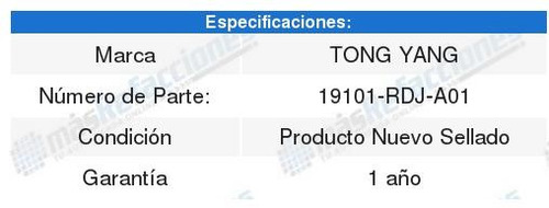 Deposito Anticongelante Honda Ridgeline 2006 2007 2008 2009 Foto 2