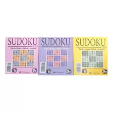 Sudoku Pack 3 Diferentes Libros 600 Sudokus - Globalchile