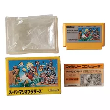 Super Mario Bros 1 Japonés Original Con Caja Y Manual Nes