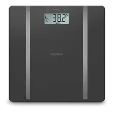 Balança Corporal Digital Por Bioimpedância Tec-117 Preta Até 180 Kg Techline