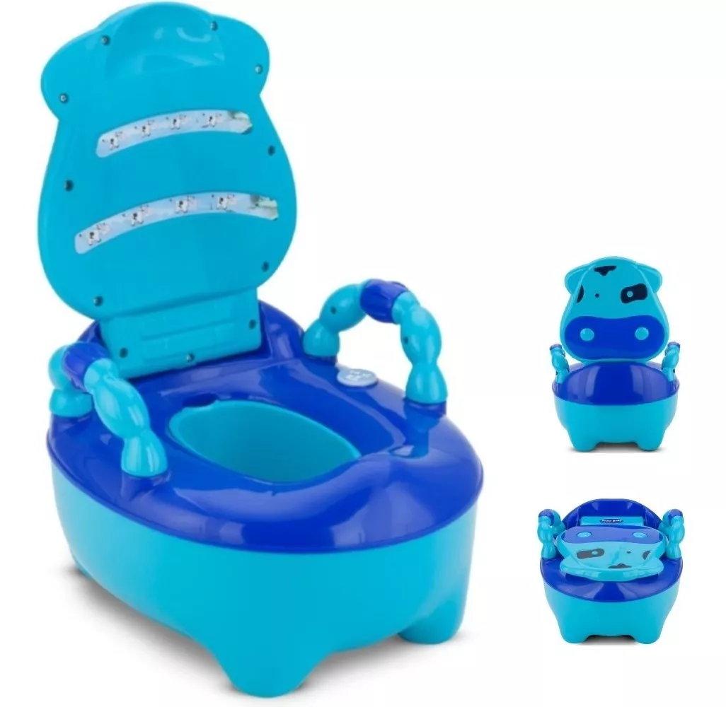 Troninho Infantil Fazendinha Musical Colors-prime Baby Azul