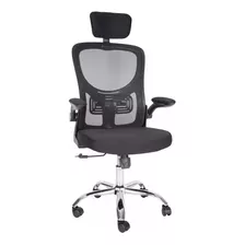 Silla Pc Escritorio Tela Mesh Apoya Brazo Rebatible 