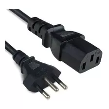 Cable De Alimentación Tripolar Para Monitor, Impresora, Fuente De 1,3 M, Color Negro, 110 V/220 V