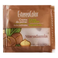 Estereo Color Crema De Peinar Macadamia 5ml Rulos Perfectos