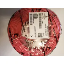 Cable Libre Halógenos H07z1-k 2,5 Mm2 Rojo Rollo 100 Mts