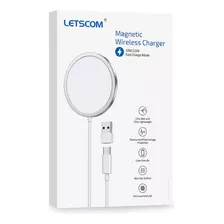 Cargador Letscom Magsafe 15w Para iPhone 14/ Pro/ Max/ Plus