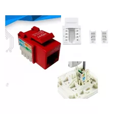 10 Entrada Ethernet Red Entrada Rj45 Cat5e Pared 