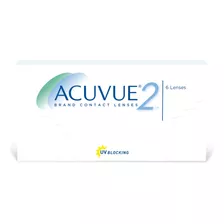 Lentes De Contacto Acuvue 2 6 Piezas 15 Días Proteccion Uv