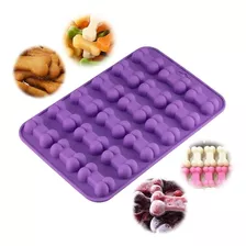 Molde Hueso Silicona Perro Galletas Hielo Chocolates Helado