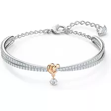 Pulsera Swarovski Lifelong Heart Crystal Joyas De Colección