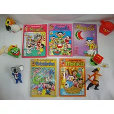 Lote 5 Gibis Turma Da Monica + Brinquedos Criança Leitura L1