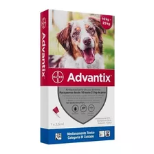 Pipeta Advantix De 10 A 25 Kg Para Perros Pethome Chile