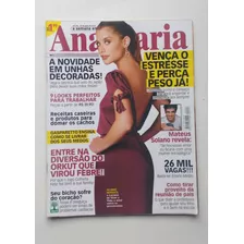 Revista Ana Maria Vença O Estresse E Perca Peso Já! B350