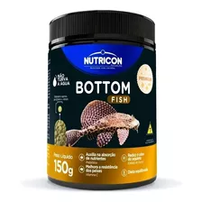 Ração Para Aquário Com Peixes De Fundo Nutricon Bottom Fish 150g