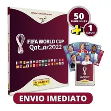 Album Capa Dura Copa Mundo Catar 2022+50 Figurinhas Oficial