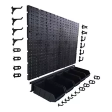 Painel P/ Ferramentas 0,59x0,52 C/ 05 Caixas Gaveteiro Preta