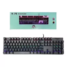 Teclado Gamer Mecanico Rgb Retroiluminado K-79