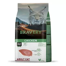 Bravery Pollo Gato Adulto 7 Kg