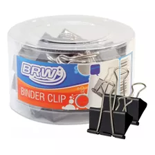 Prendedor De Papel Binder Clip 15mm Brw Caixa Com 60un