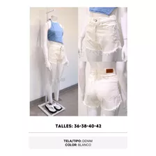 Short Mom 'off White'