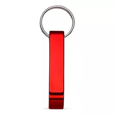 100 Chaveiro Abridor Personalizado Para Sua Empresa Logo Cor Vermelho