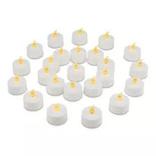 Redlemon Paquete De 24 Velas Led Cortas Flama Realista Pilas