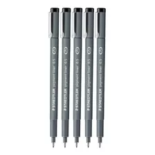 Staedtler 0,5 Mm Pigment Liner Fineliner Bocetos Dibujo 5