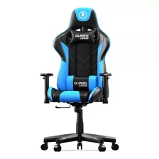 Silla Gamer Premium Hercules (celeste) Marca Olimpogaming