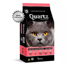 Quartz Ração Para Gatos Castrados Sabor Salmão 15kg