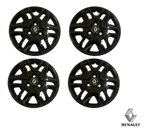 Tapones De Rin Renault Kwid Originales De 14  (4pzs) Foto 5