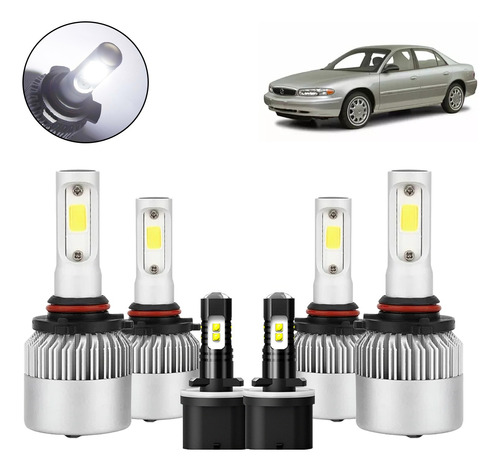 Kit De Faros Led Para Buick 8000lm 78w Para Luz Alta Y Baja